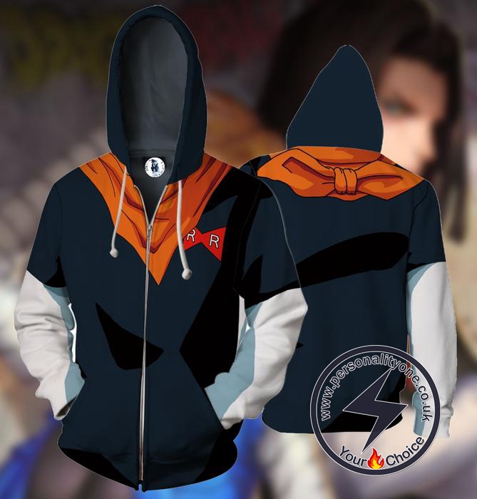 Dragon Ball Z Android 17 Hoodie Jacket